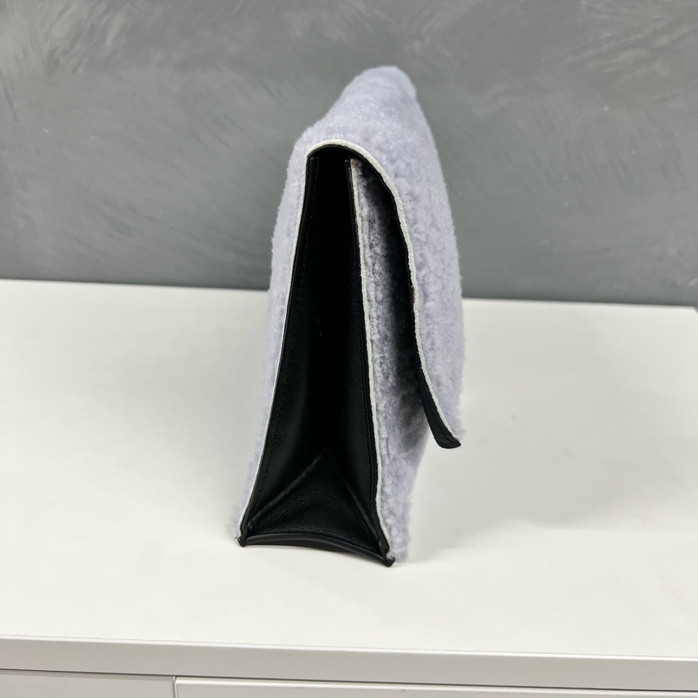 Proenza Schouler Lavender Shearling Clutch - Picture 2 of 10